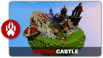 Minecraft Building Tutorial : How to build an Orcish Castle
