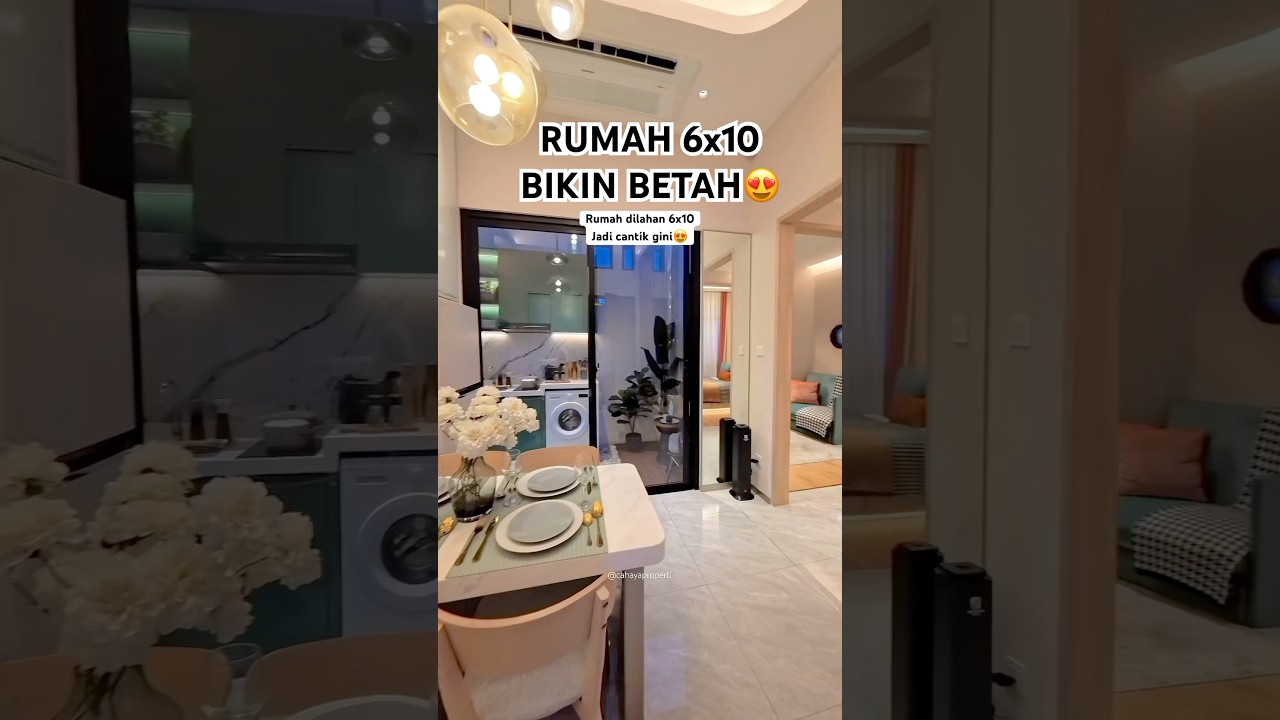 Rumah 6x10 Desain Bikin Nyaman😍