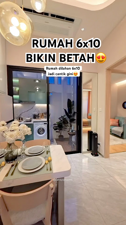 Rumah 6x10 Desain Bikin Nyaman😍