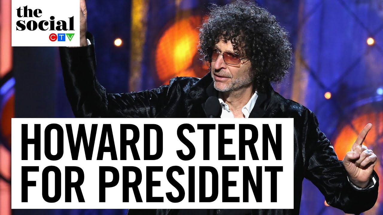 Howard Stern considers running for 2024 presidency The Social YouTube