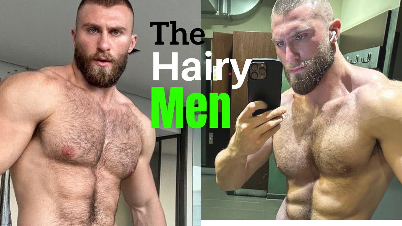 Hairy fit man fitness | handsome guy - YouTube