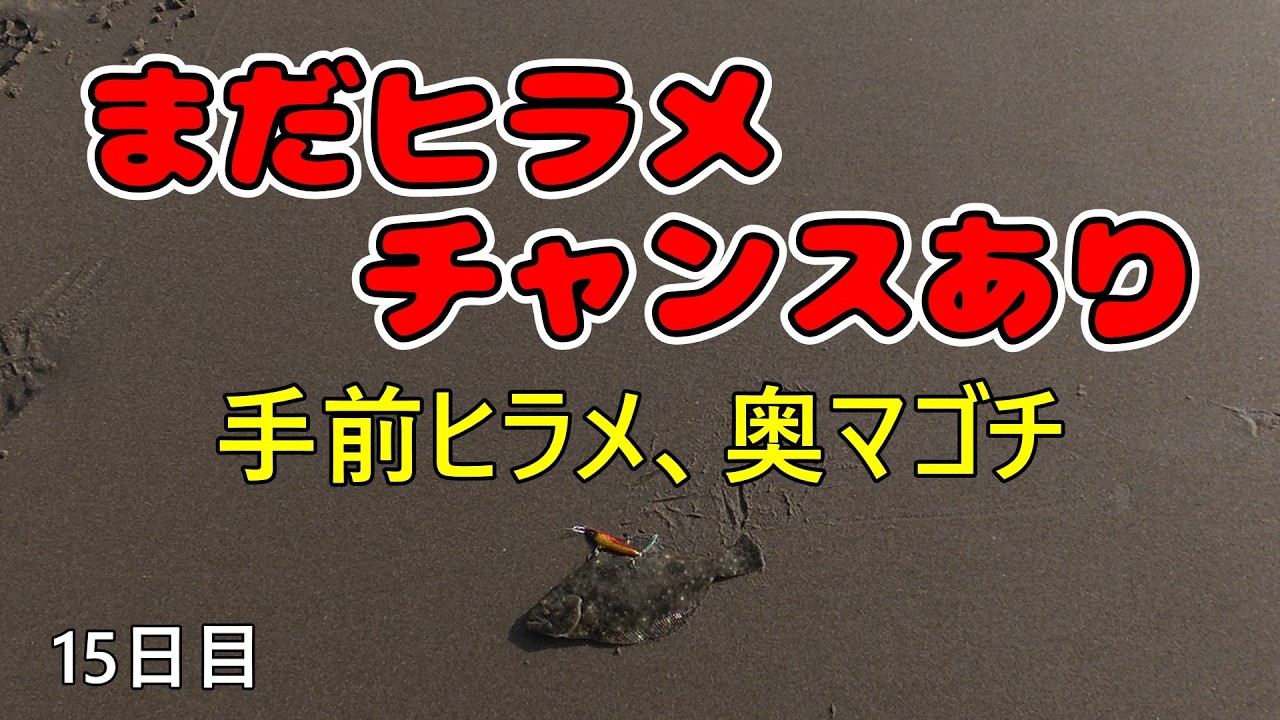Miyagi Surf] An Unexpected July Flounder (Southern Region) - YouTube