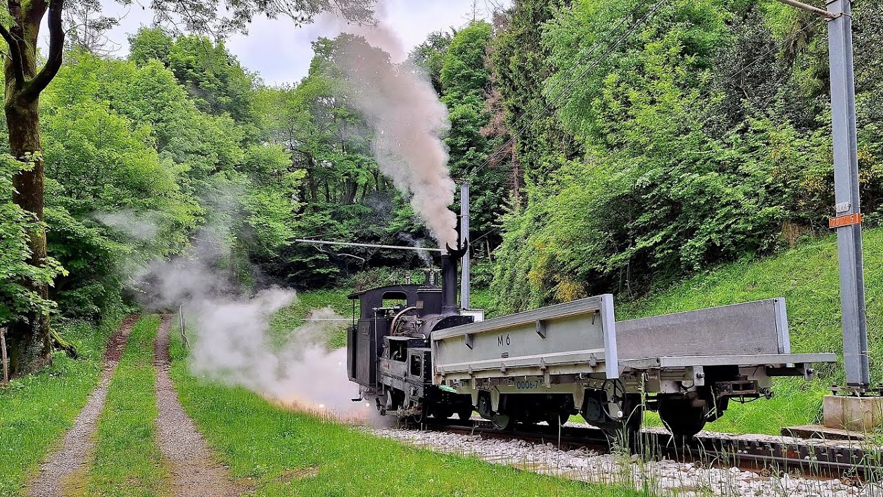 130 Jahre alt und wieder im Einsatz – die Dampflok H 2/3 auf dem Monte Generoso am 12 5 2025