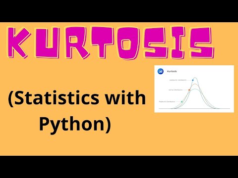 Kurtosis in #Python | Statistics | Data Science | Machine Learning