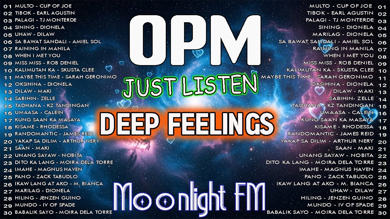 New Viral OPM Love Songs Playlist 2026 – Best Tagalog Music | Hugot & Emotional Hits | Moonlight FM