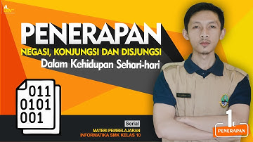 Penerapan Negasi, Konjungsi dan Disjungsi dalam Kehidupan Sehari Hari - Informatika SMK Kelas 10
