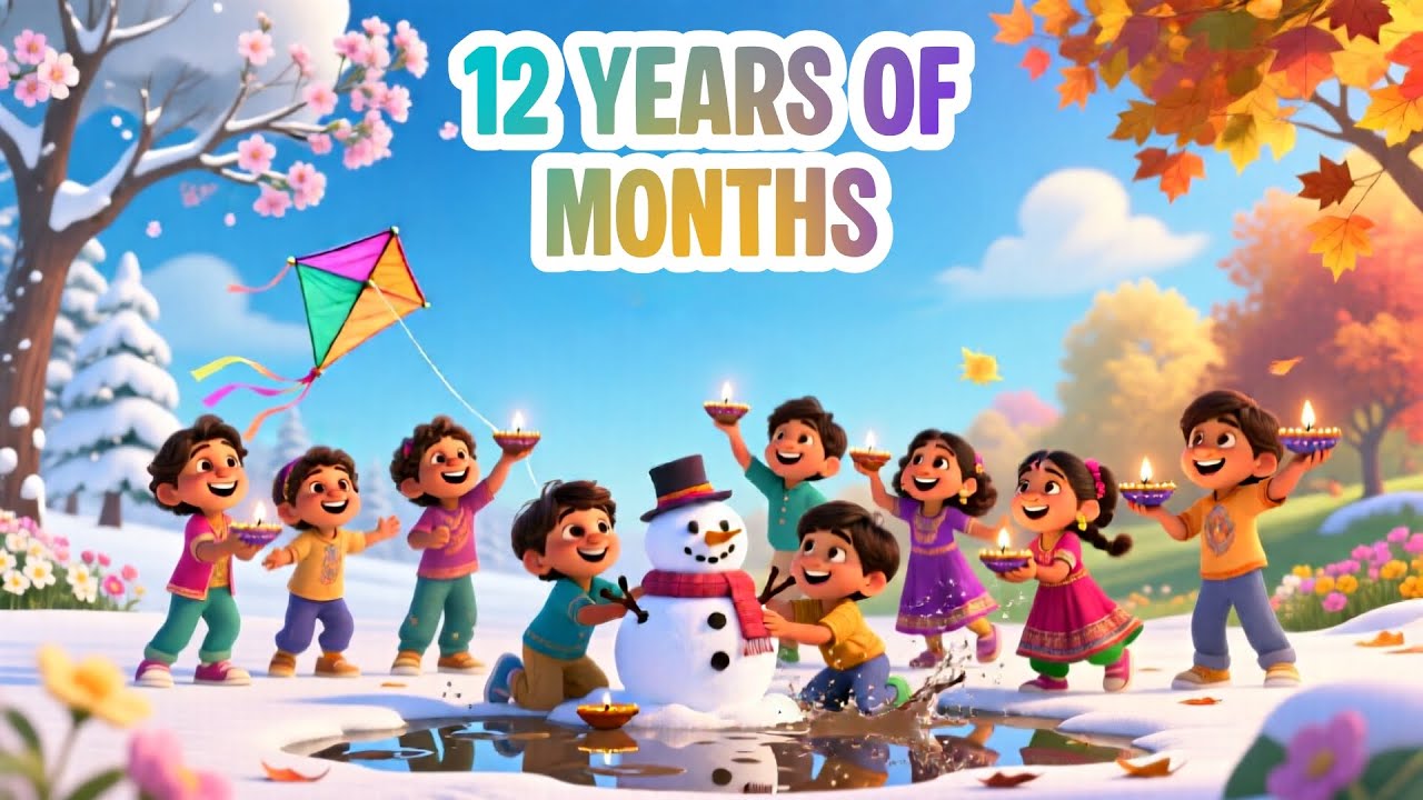 The 12 Months Song: Help Kids Remember January to December!