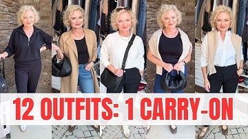 My CARRY-ON ONLY Fall Travel Capsule Wardrobe: Pack Light, Look Great!