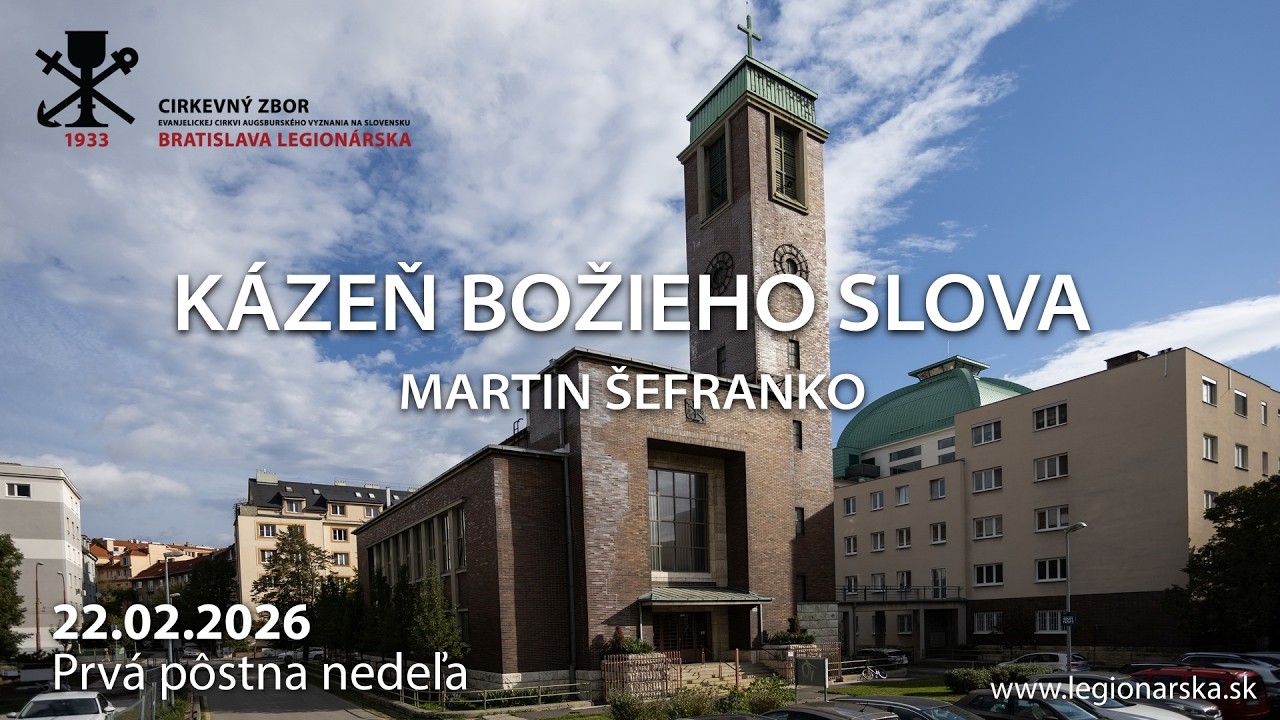 Kázeň - Martin Šefranko - 22.02.2026 - Martin Sefranko