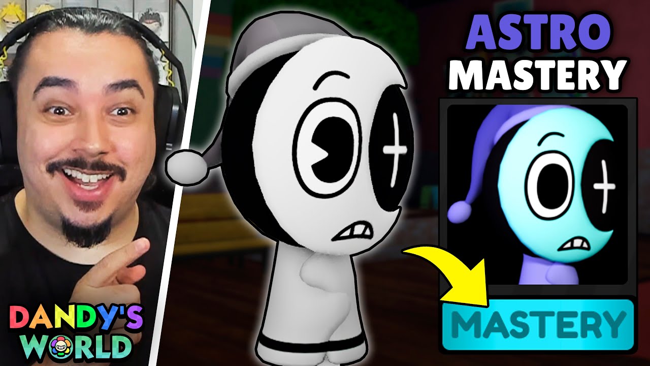 PEGANDO A MASTERY SKIN COM O ASTRO!! | DANDY'S WORLD - ROBLOX