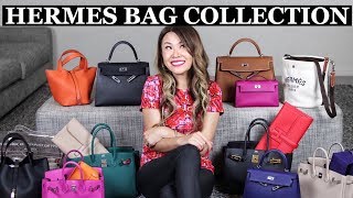 ENTIRE HERMES BAG COLLECTION 2019 + Mod Shots | BEST Inserts for a BIRKIN/KELLY | Mel in Melbourne