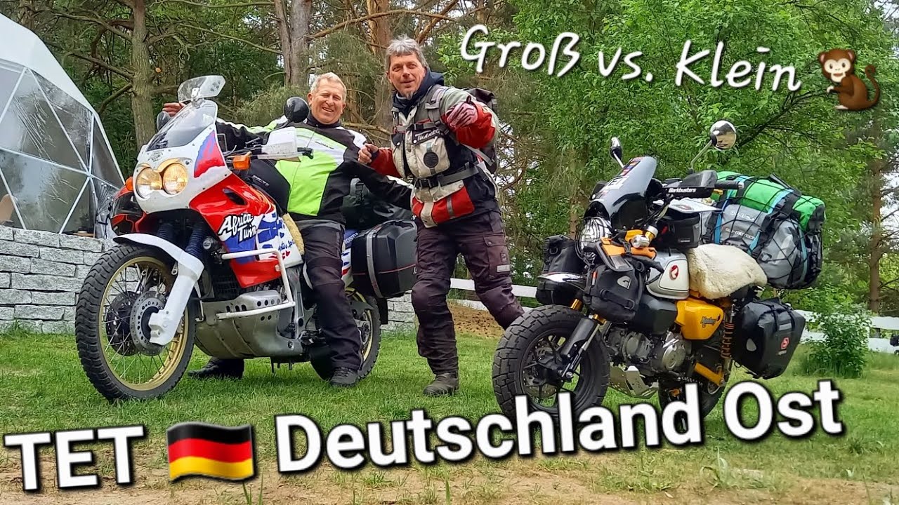 Mit der Honda Monkey 125 auf dem Trans Euro Trail 🇩🇪 Deutschland Ost #tet #endurowandern