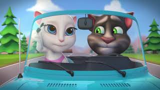 Talking Angela   Summer Fun at the Beach with Talking Tom Shorts Combo   YouTube gg