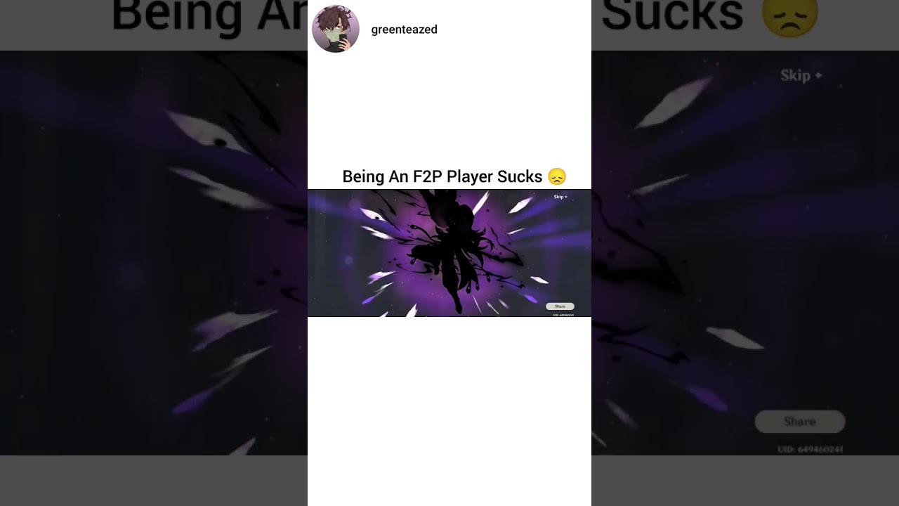 Being A F2P Player Sucks 😞 