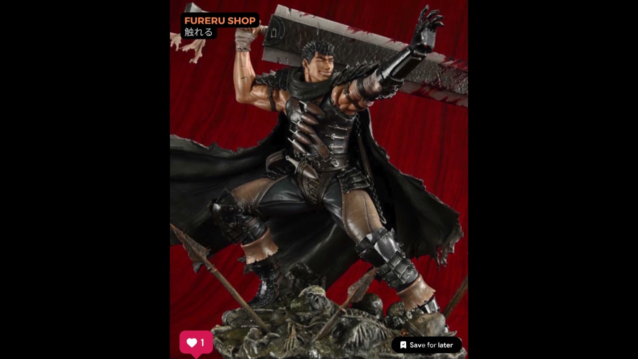 Berserk Guts Black Swordsman 1/7 Scale Figure 