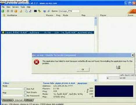 Gta Sa Multiplayer Error