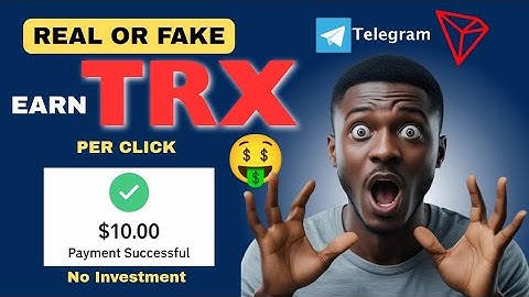 I Tried Click Bee Bot – Earn TRX Per Click? (Real or Scam?)