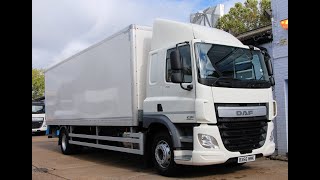 DAF CF 220 RX66 MMK 18 ton box - Sleeper - Air Suspension - EURO 6