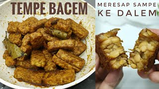 BACEM TEMPE RECIPE, the seasoning penetrates deep into the skin