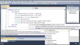 Visual Basic Tutorial   20   SubStrings