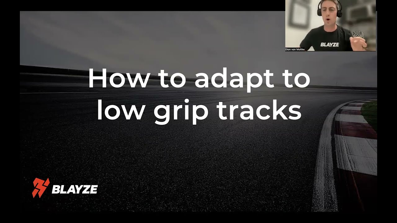 Racing Skills in 60 Seconds: Racing on low grip race tracks