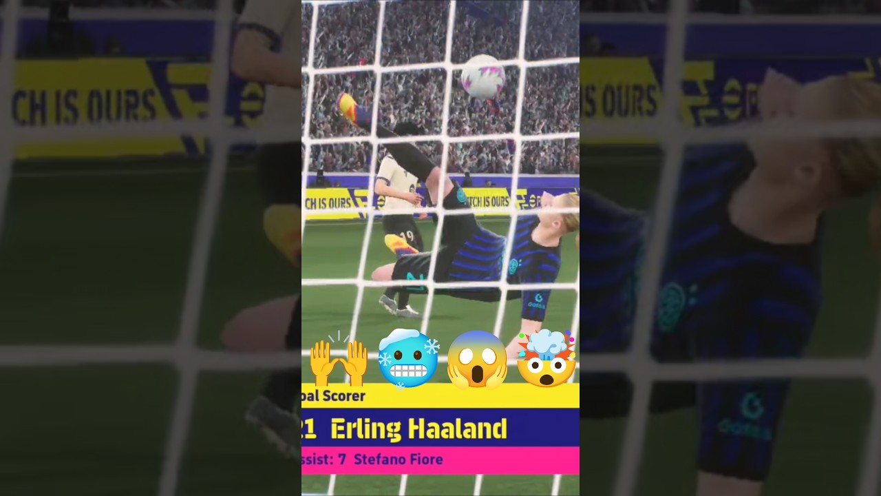 Erling Haaland Bicycle kick 🚲 goal 🤯🥶🙌⚽️ 