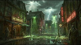 Heavy Rain Goodneighbor - Fallout 4 Storm Ambience For Sleeping & Study