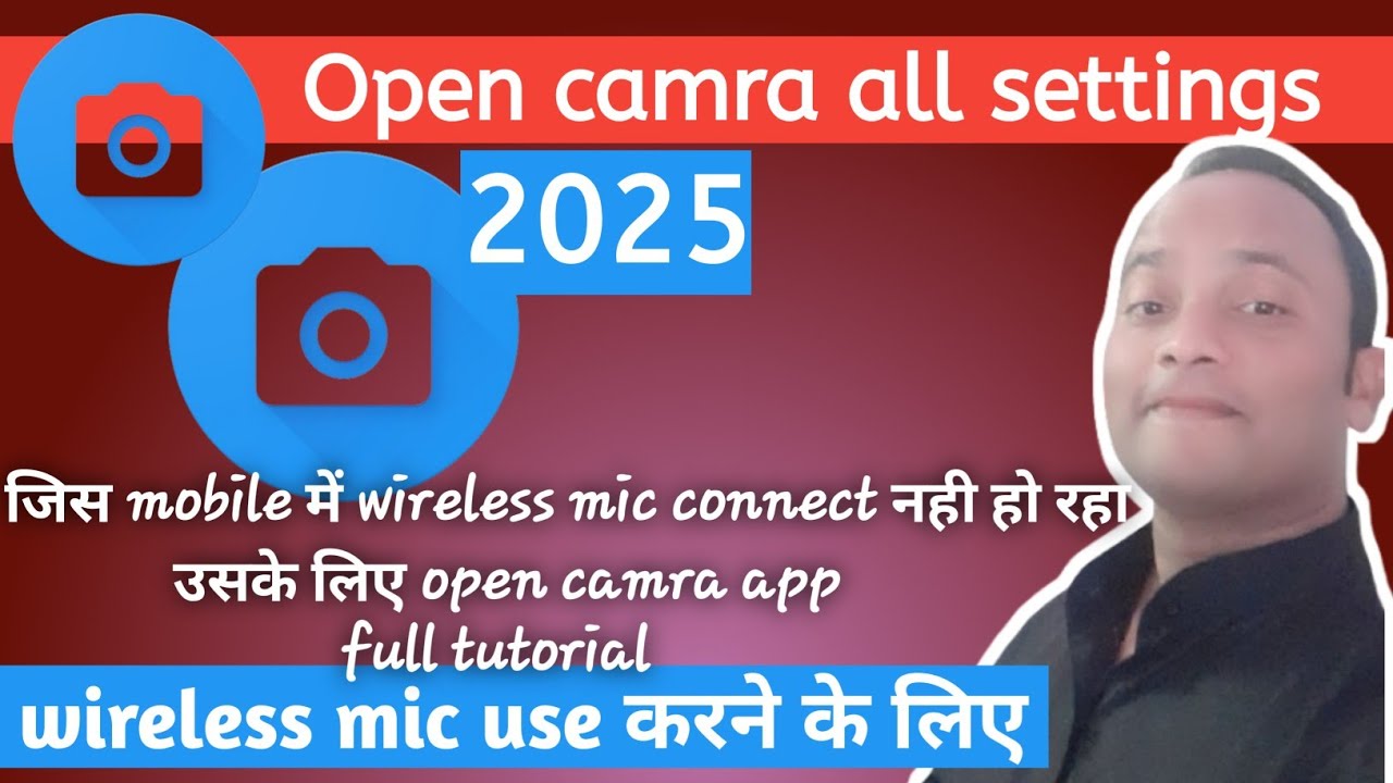 Open camra all settings|😲wireless mic use करने के लिए open camra app🔥