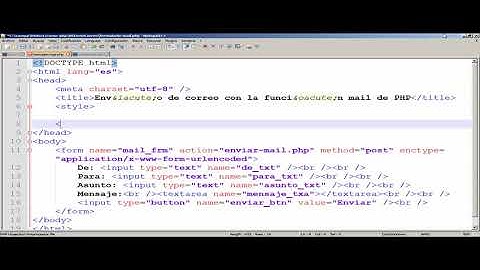 Tutoriales PHP  8  Enviar correo con mail y PHPMailer