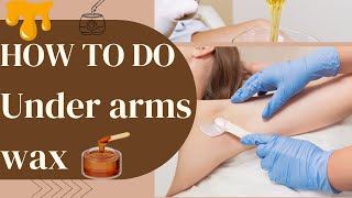 How to do Under arms Wax screenshot 3