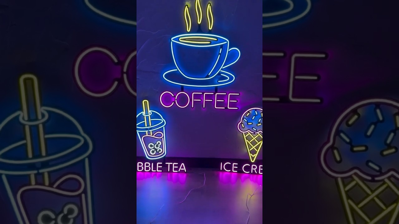 Best neon sign for coffee shop 