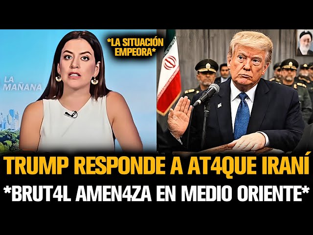 TRUMP RESPONDE A AT4QUE IRANÍ *AMEN4ZA EN MEDIO ORIENTE*
