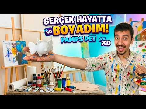 GERÇEK HAYATTA PK XD oyunun en değerli peti PAMPS BOYADIM