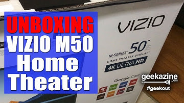 Unboxing the VIZIO Smartcast M50 4k UltraHD