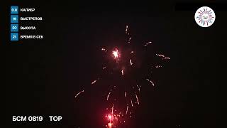 Батарея салютов БСМ 0819 «ТОР» 0.8х19