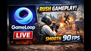 GameLoop 32-bit PUBG Mobile Rush Gameplay | Smooth 90FPS | 1080p Intense Action
