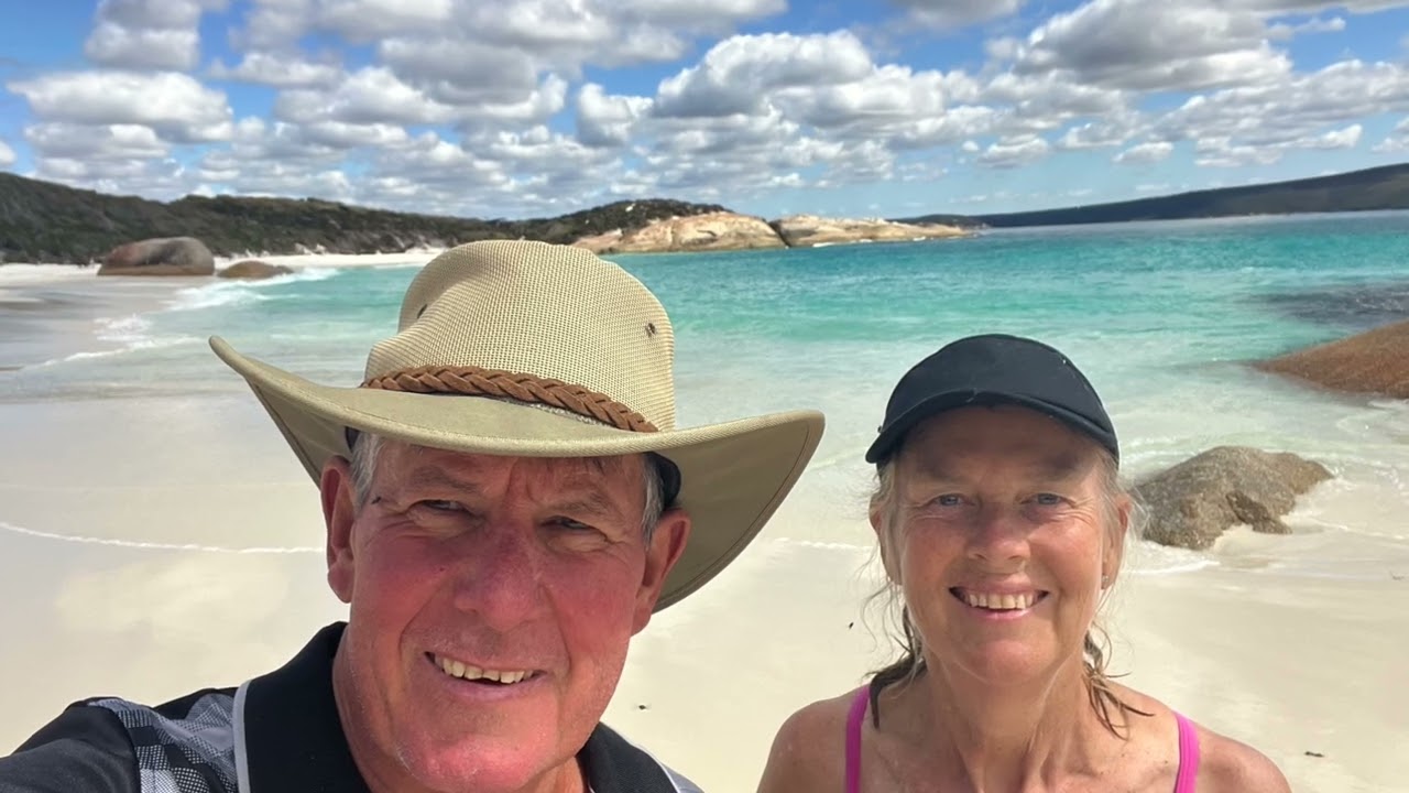 Caravaning at Cheynes Beach, Western Australia