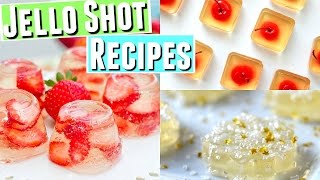 New Years Eve Jello Shot Recipes, Quick and Easy Jello Shot Recipes incl. nonalcoholic jello shots