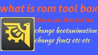 what is rom tool box screenshot 2