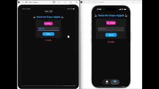 📱 Expo-Apple - iOS and iPadOS Demo ✨ #react #reactnative #expo #apple