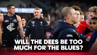 'It's going to be a slog!' - Can the 'brittle' Blues handle the Demons' heat?🔥 | AFL 360 | Fox Footy