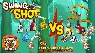 Monkey Battle: Swing Shot - تجربة اللعب (Gameplay Walkthrough) الجزء 1، أندرويد screenshot 2