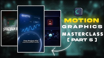 Motion GRAPHICS Editing in Mobile Like pc [ Part 5 ]