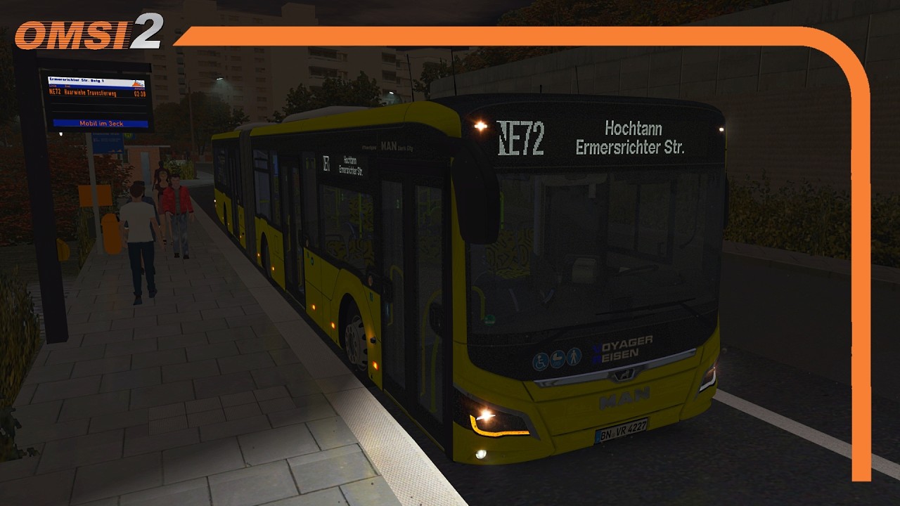 OMSI 2 🚍 Voll drin, im Nachtbus-Vibe 😈😅 | Städtedreieck | Linie NE72 | S06E29