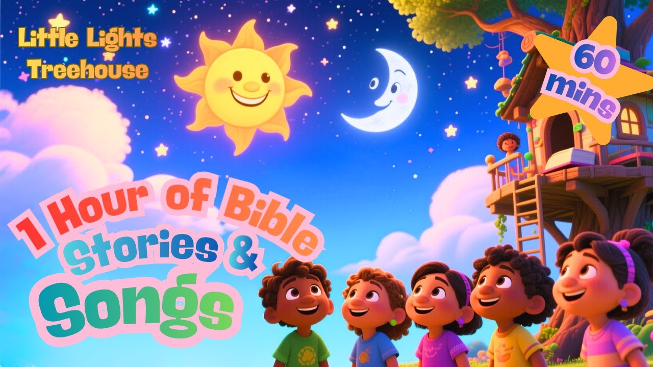 ⭐1 Hour Christian Kids Songs | Bible Songs for Kids | Praise & Worship ...