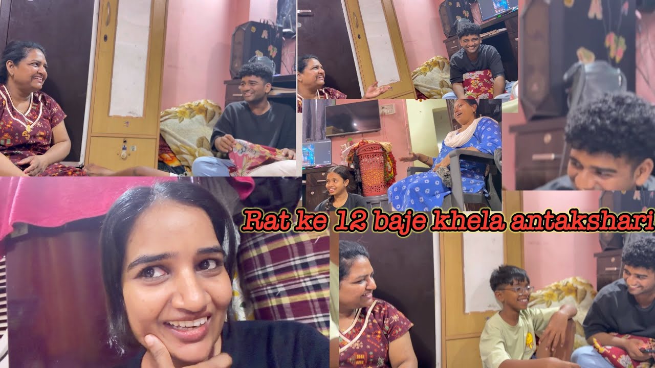 We played antakshari in midnight.