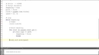PyGame 05-05: Rectangle