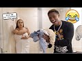 STEALING MY GIRLFRIEND'S CLOTHES WHILE SHE SHOWERS! *Hilarious*