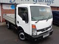 2012 62 NISSAN CABSTAR 2.5 34.12 SHR C/C DROPSIDE 121 BHP