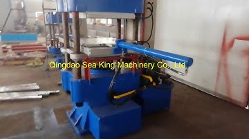 automatic mould pull push rubber vulcanizing press machine